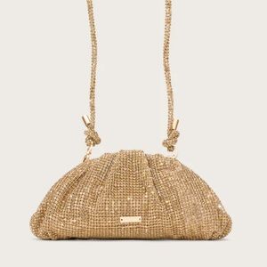 Cult Gaia Jaala Nano Rhinestone Clutch Purse